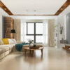HDB living room with hidden wiring
